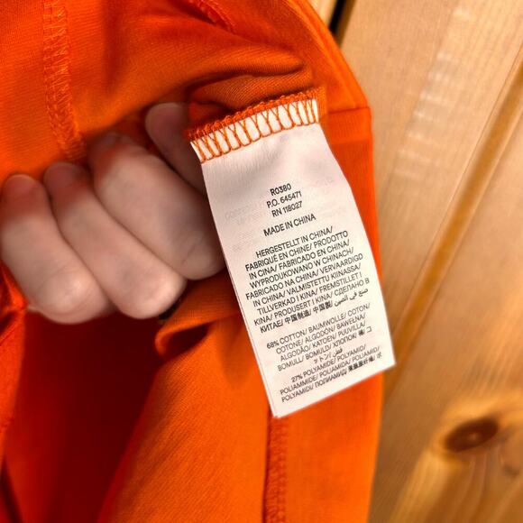 NWT Boden Side Split Jersey Skirt in‎ Orange Womens 6 Boho Retro 70s Summer Chic - Picture 9 of 9